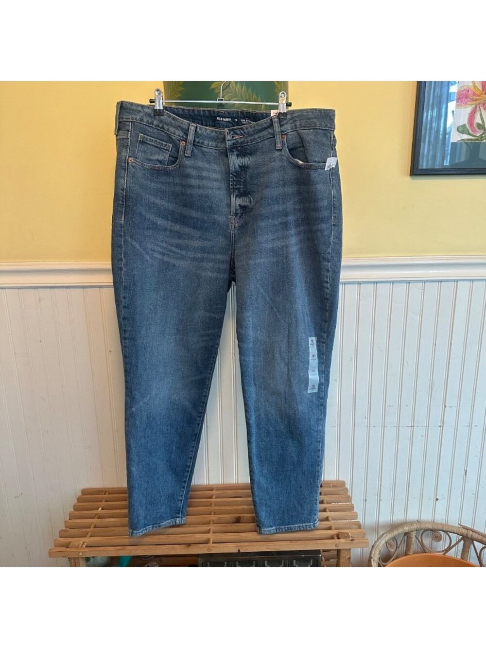 Old Navy Womens Blue Denim Jeans Size 18